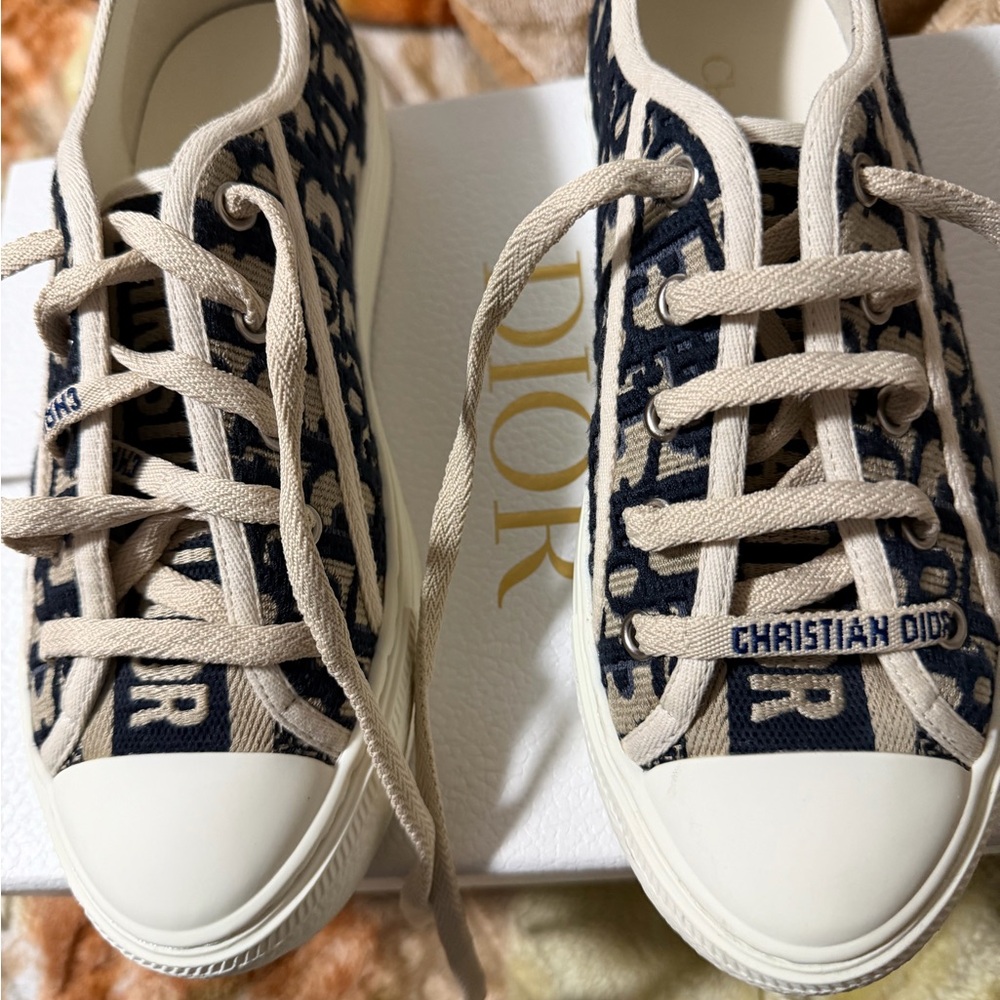 Dior women Sneakers - Navy and Beige